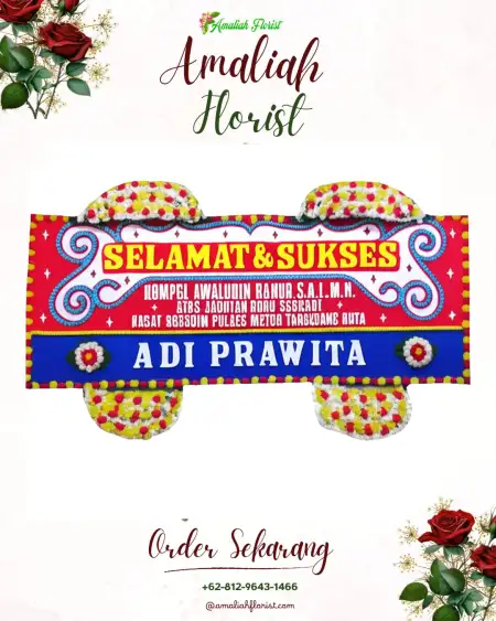 Papan Bunga Ucapan Selamat Kebonlegi